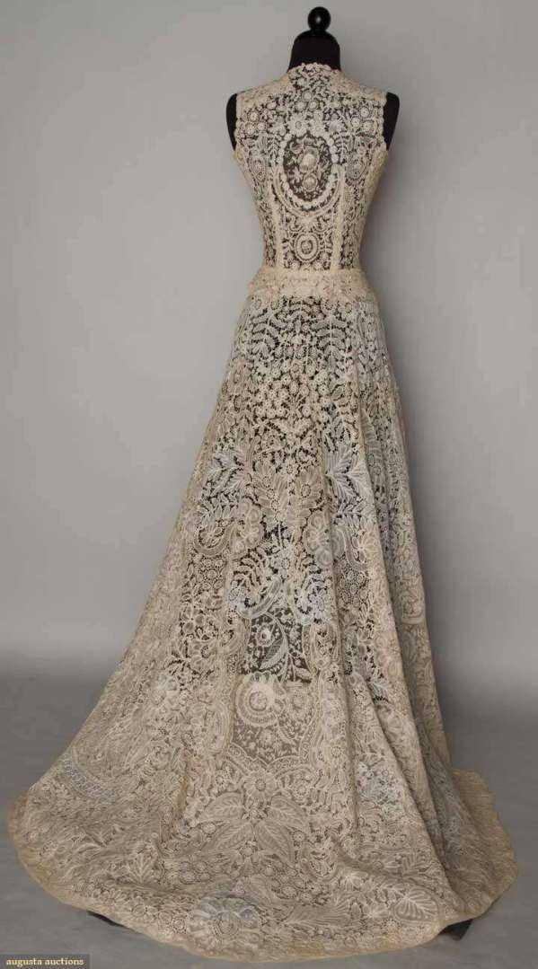 During my research for vintage lace wedding dresses I came across one of the