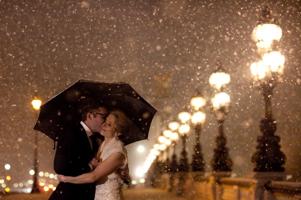 Wedding Paris in Winter