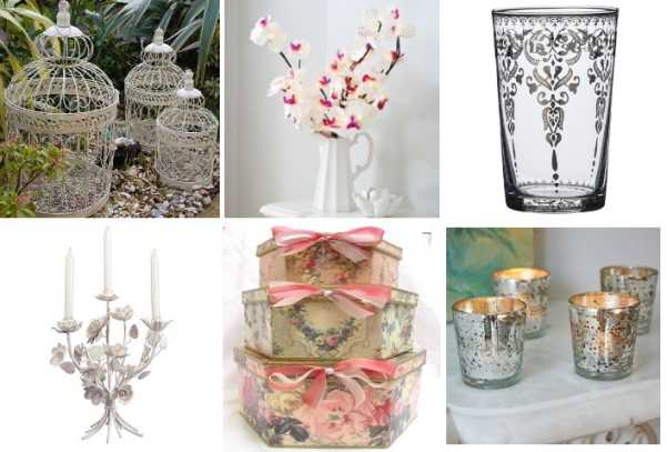 If you are looking to create your own shabby chic theme here are a few of my