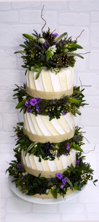  wild flower wedding cake The wedding cake range by Cakes by Beth is 
