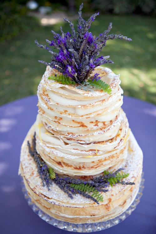 crepe wedding cake