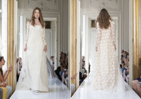 french lace bridalwear