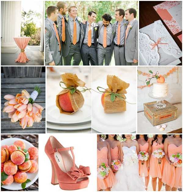 Pretty Peach Wedding Ideas