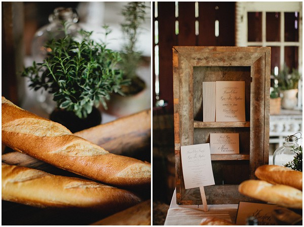 french bread wedding