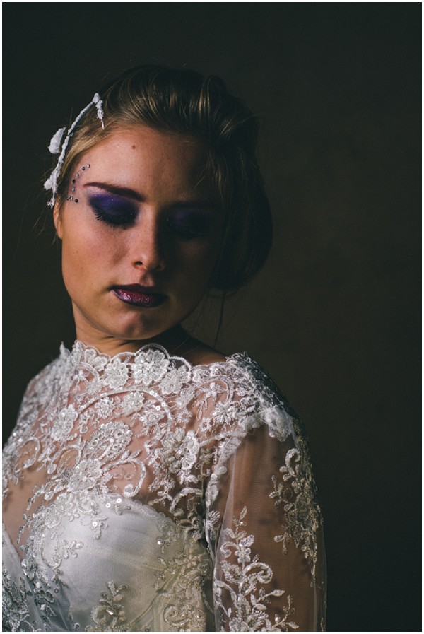 dramatic bridal makeup
