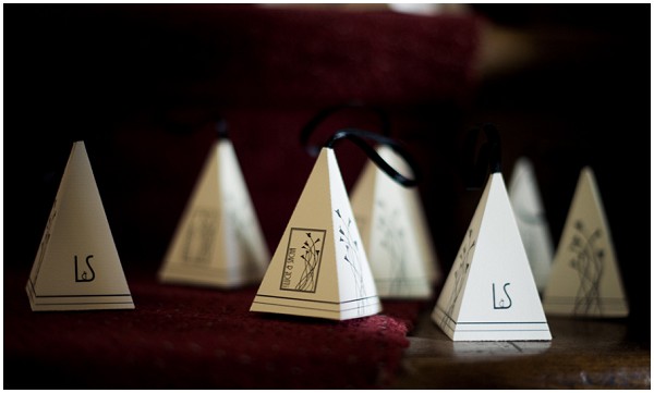pyramid wedding favours
