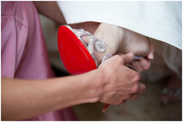 wedding cindarella shoe