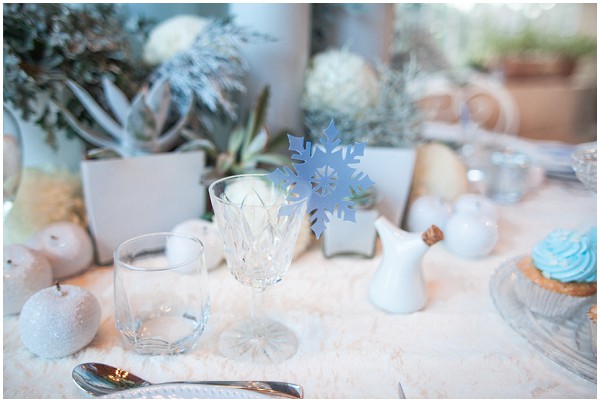 winter wedding table