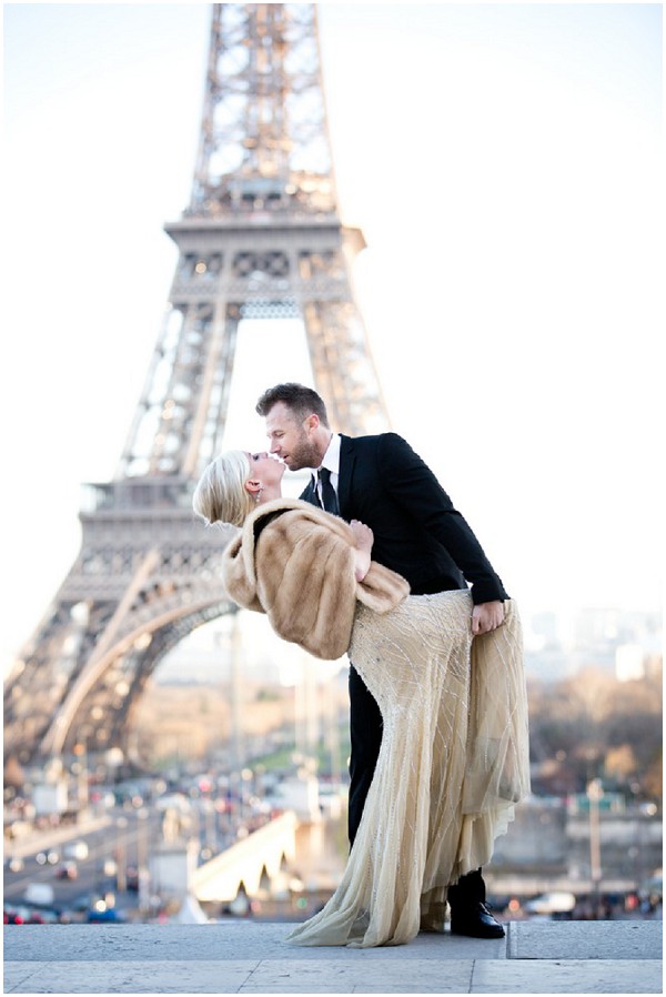 glamorous elopement Paris