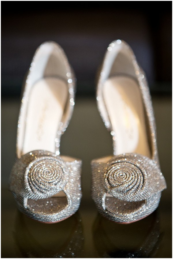 sparkly silver shoes