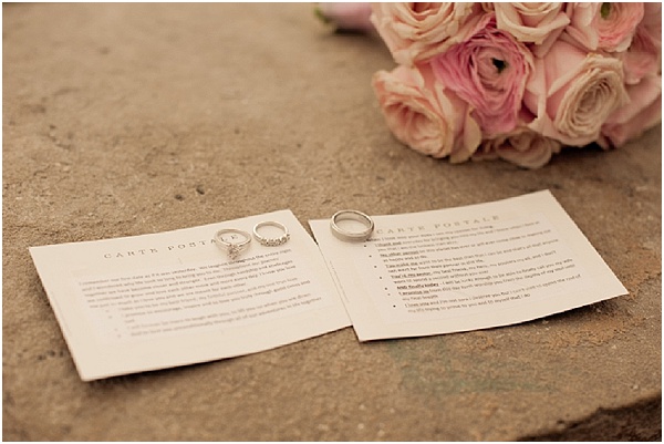 written wedding vows
