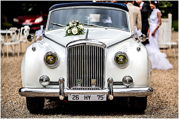 vintage wedding car paris