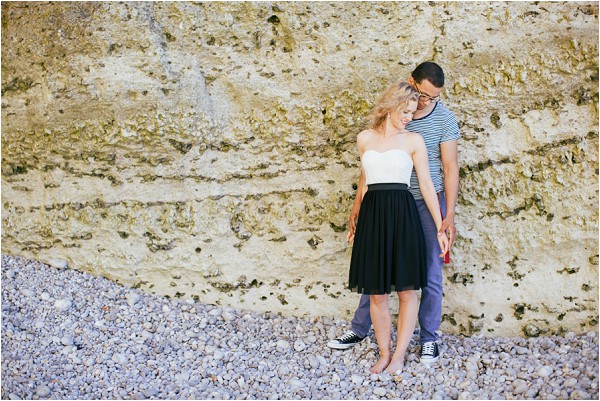 engagment shoot in Normandy
