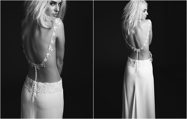 sheer back wedding dress by Rime Arodaky