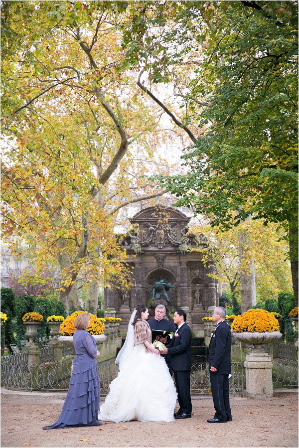 wedding in paris gardens
