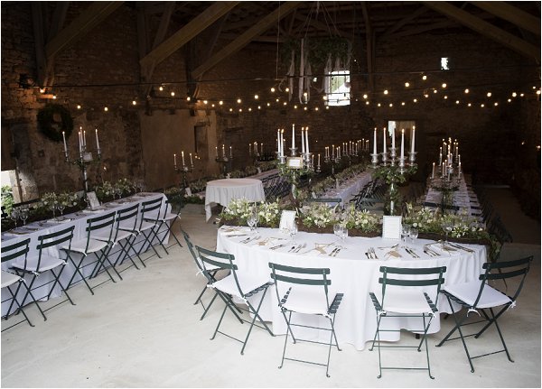 wedding in barn