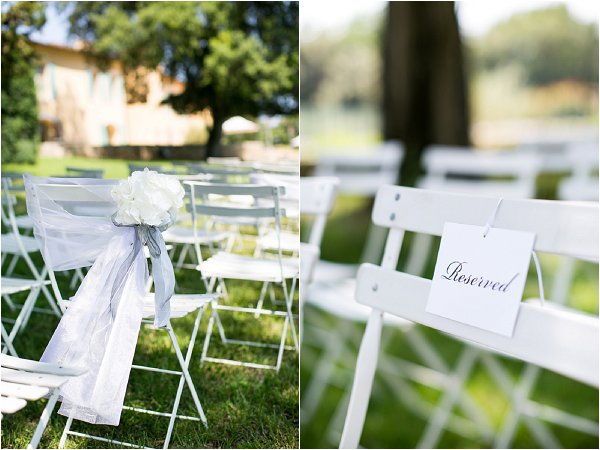 white ceremony chairs