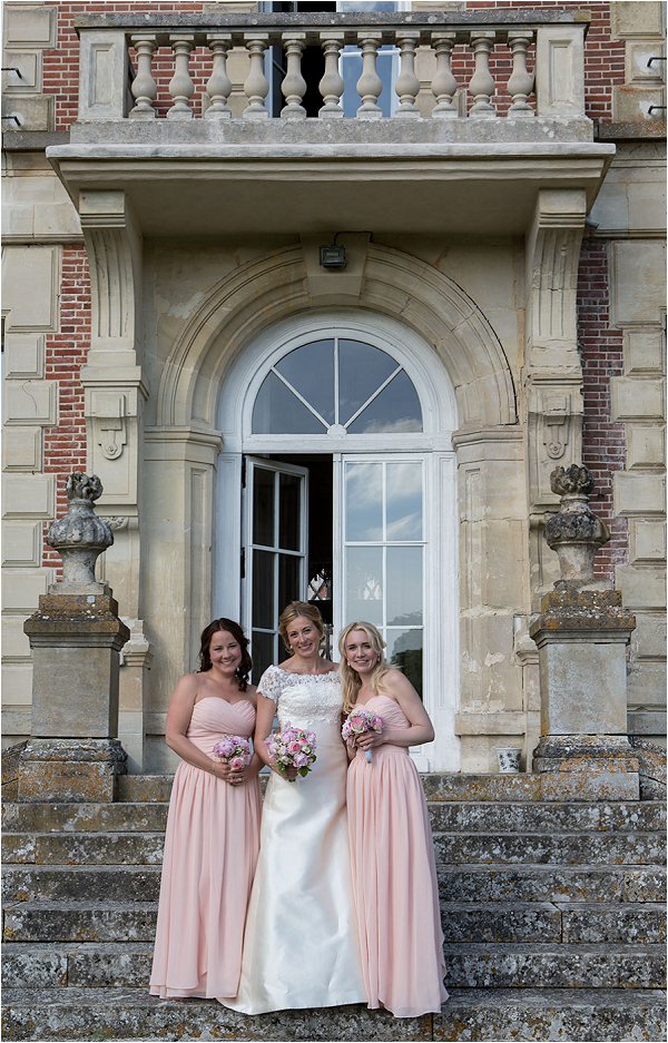 peach bridesmaids