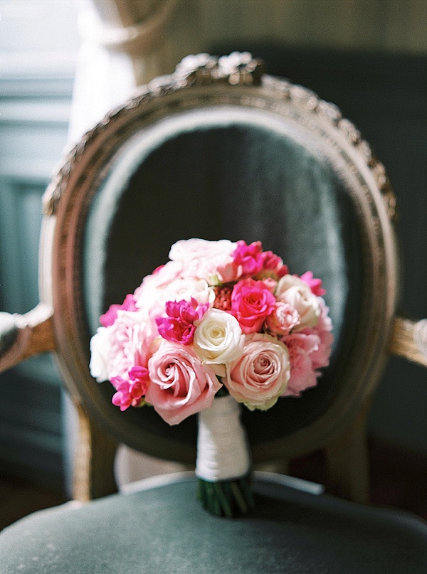Beautiful rose bridal bouquet