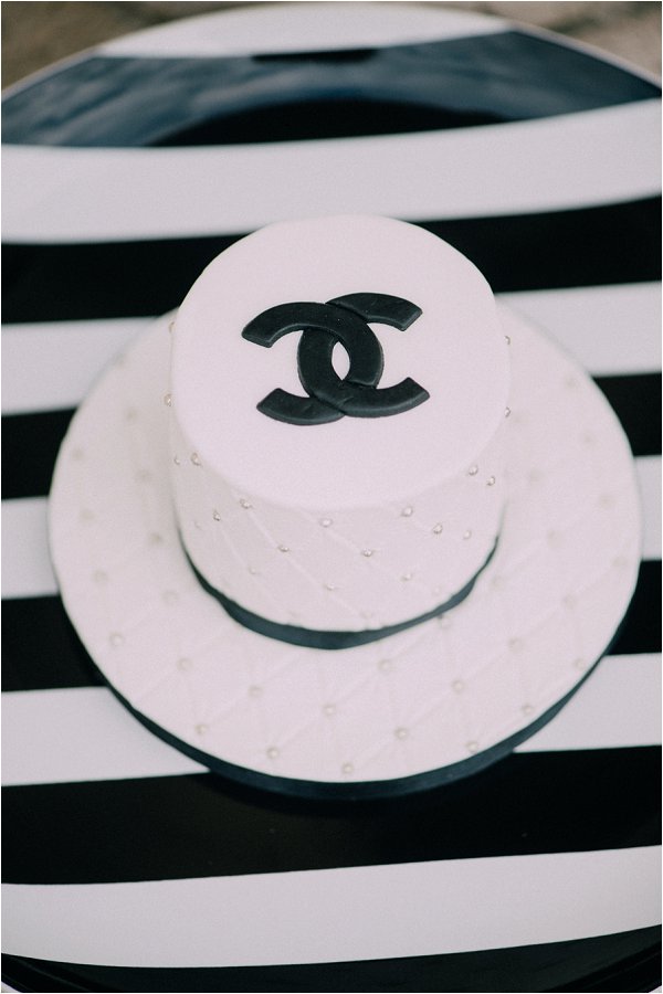 Coco Chanel Inspired mini cake