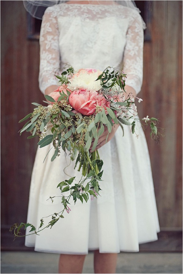 cascading wedding bouquet - Photos by Love Life Studios