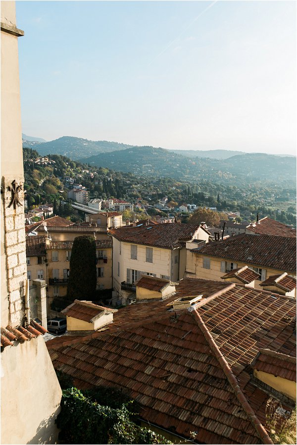 A view of the rooftops of Grasse France