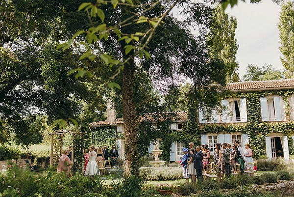 Countryside garden wedding
