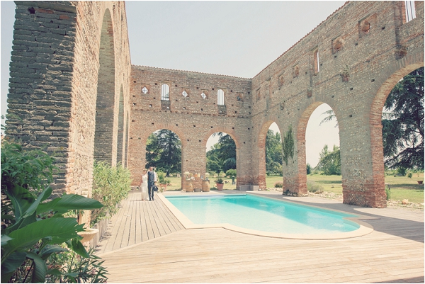 ruins as a wedding location France