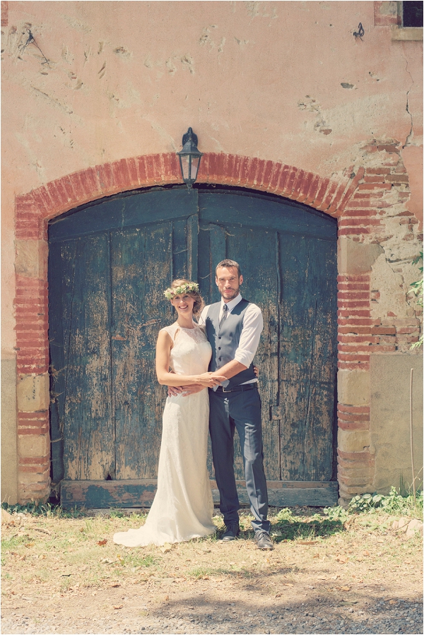 rustic country style wedding France