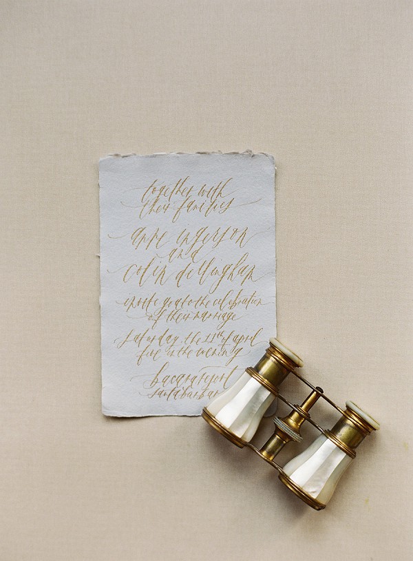rustic french stationery