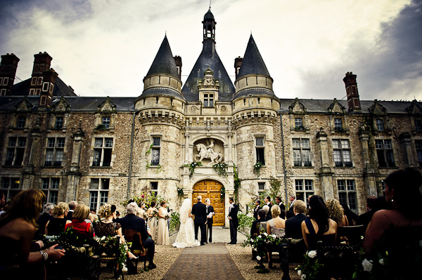 french castle wedding
