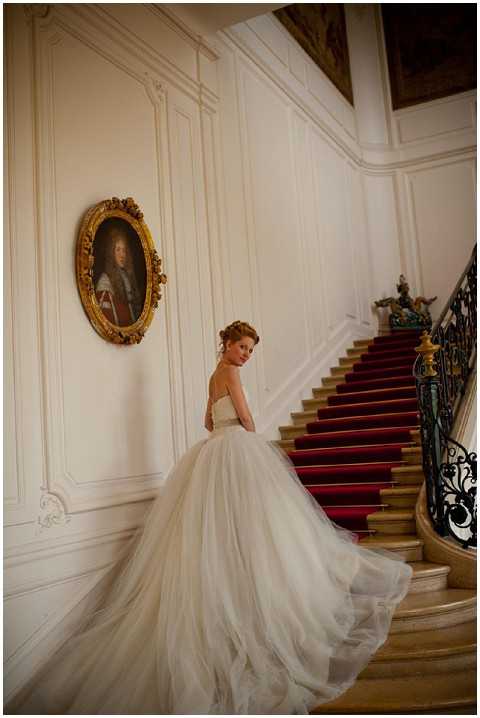 french chateau bride