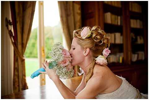 pink bridal roses