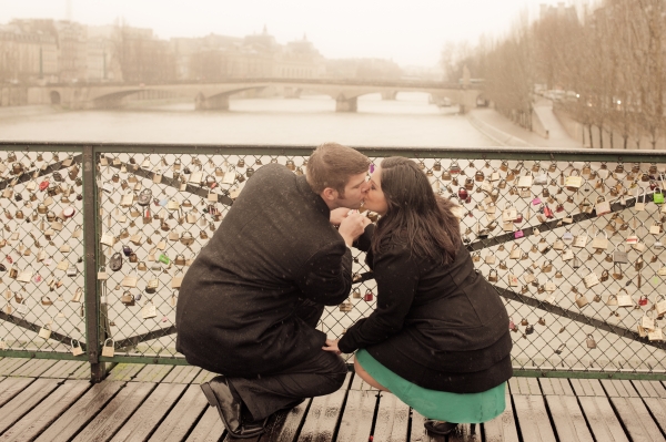 love padlocks Pont des Arts