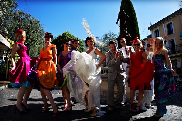 real life wedding france on french riviera