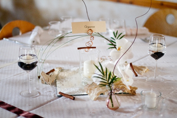 natural wedding table