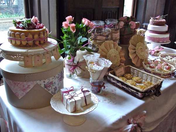 shabby chic dessert table