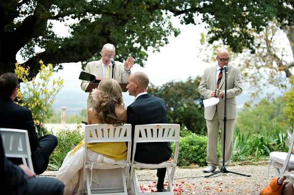 outdoor  wedding france