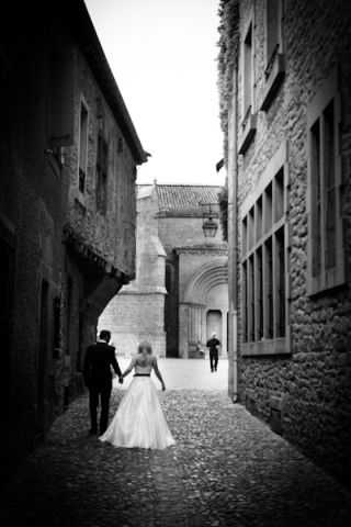 Cobbled streets wedding