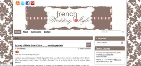 french wedding style blog