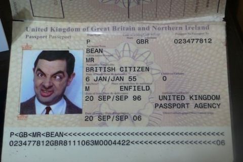 funny passport photo