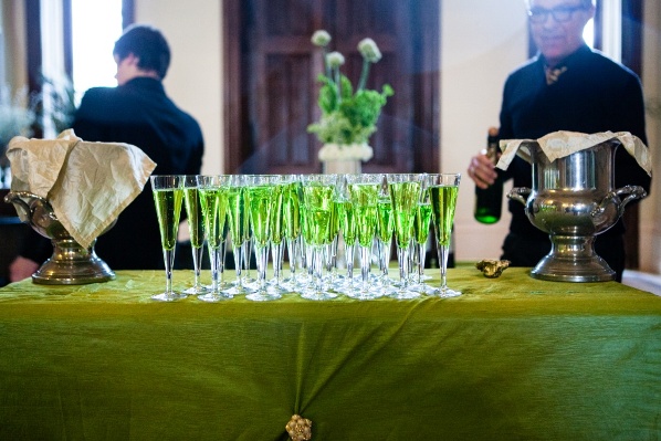 green wedding cocktails