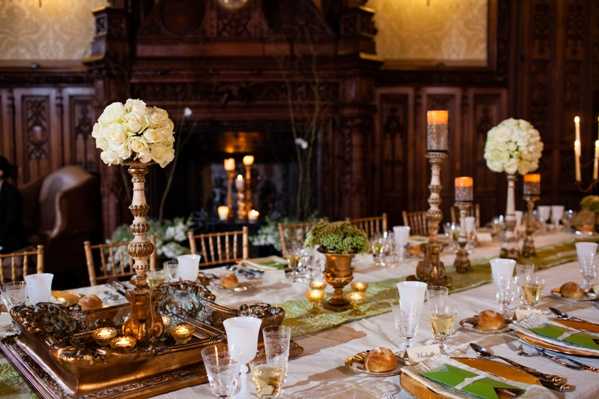 shabby chic wedding centerpiece