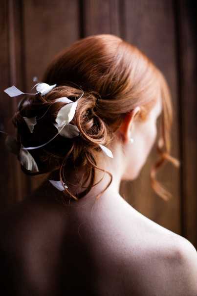 shabby chic wedding hairstyle