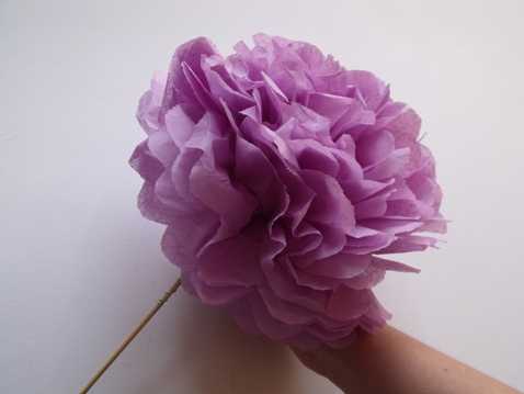 lavender paper wedding flower