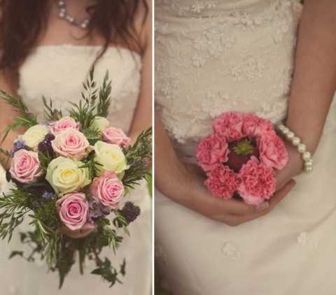 shabby chic wedding flowers © - Christy Blanch Photography / French Wedding Style Blog