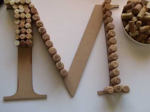 How to Make a DIY Wine Cork Letter