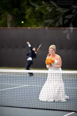 tennis wedding