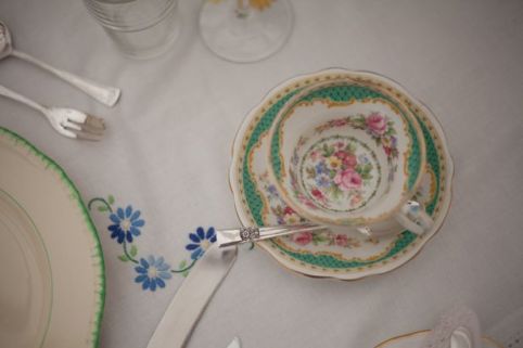 vintage wedding china