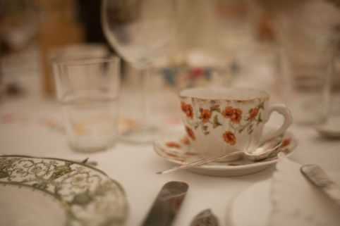 vintage wedding crockery